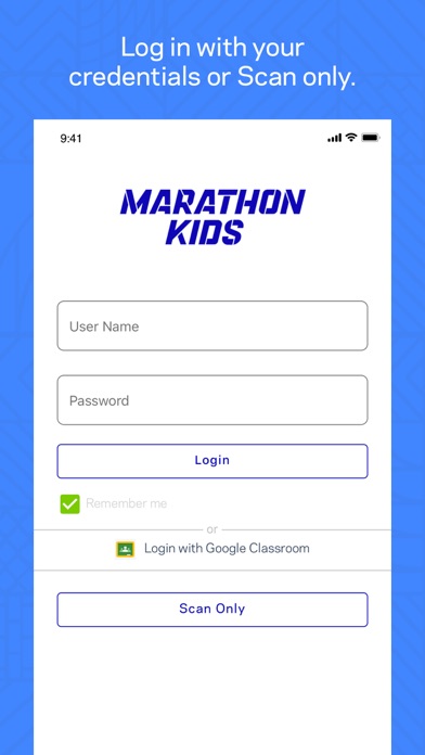 Screenshot #1 pour Marathon Kids Connect