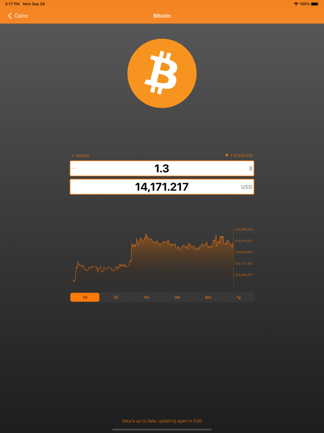 ‎Bitcoin Convert Screenshot