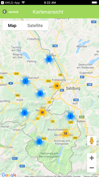 Berchtesgadener Land AbfallApp Screenshot