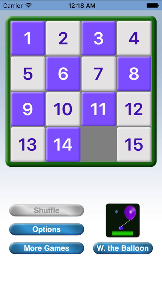 #1. Numbers Puzzle (iOS) Podle: Daniel Rossler