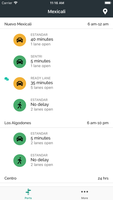 Bordify - Border Wait Times Screenshot 1 of 3