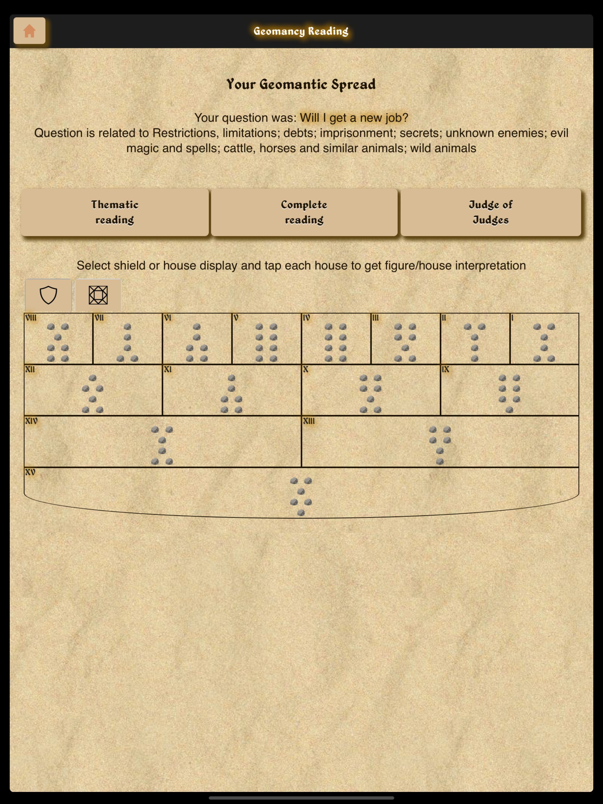 Geomancy Sand Edition