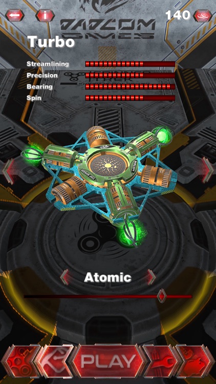 Fidget Spinner using Gravity