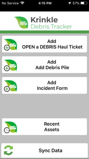Krinkle Debris Tracker screenshot 1
