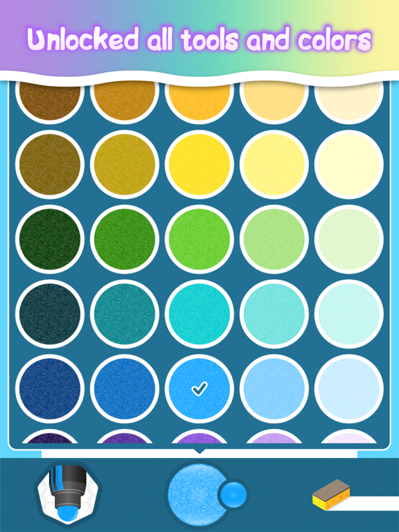 Baby coloring games for girls iPad screenshot 4 - Education app