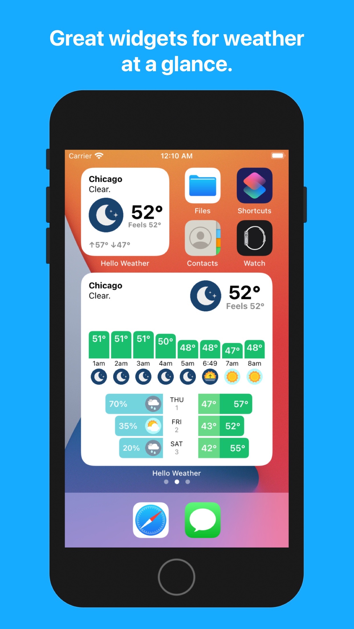 Hello Weather screenshot 2