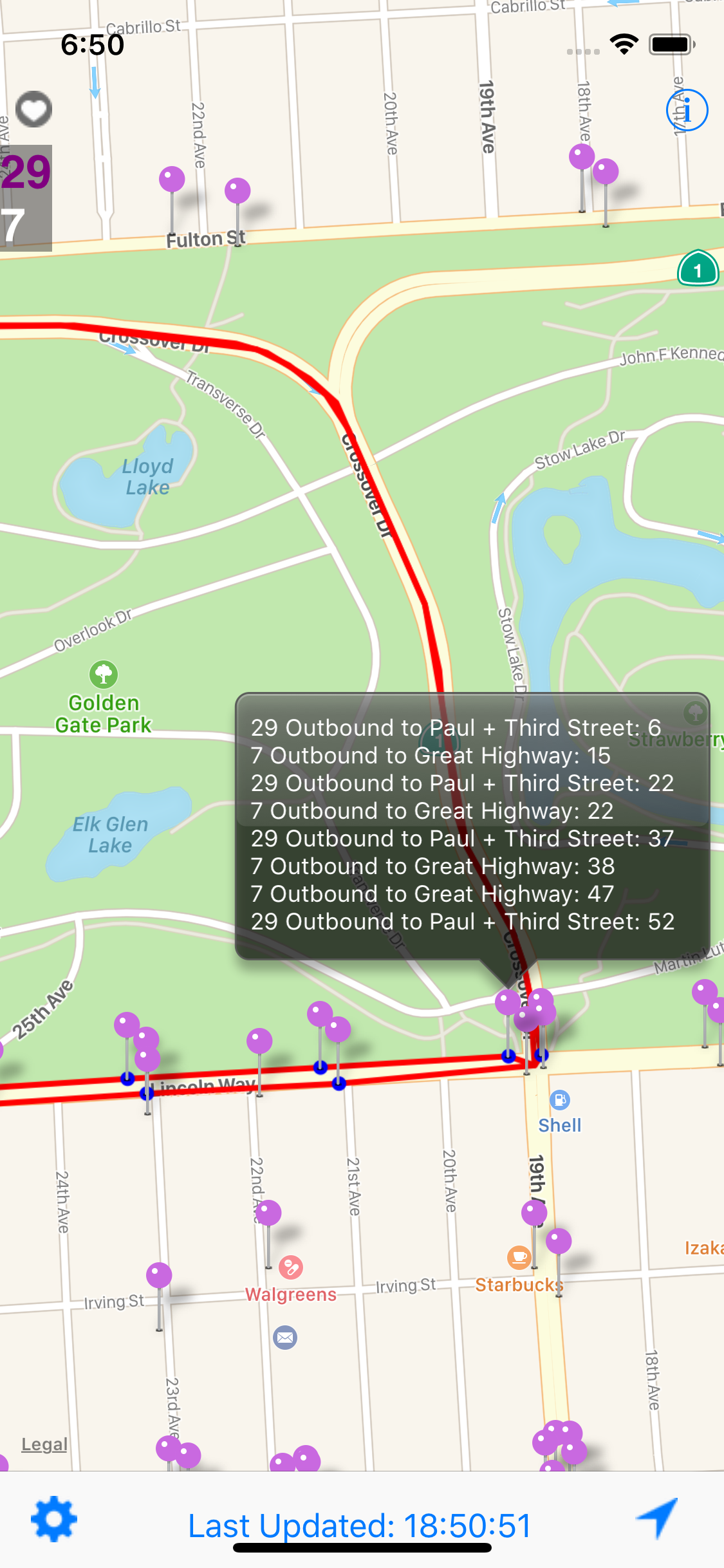 SF Next Bus screenshot 3