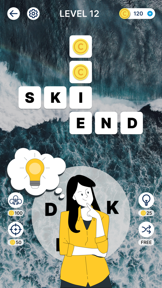 #3. Relaxing Word Search Game (iOS) Podle: Genioworks Consulting & It-Services UG (haftungsbeschrankt)