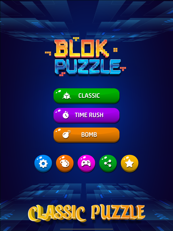 Screenshot #4 pour Blok: Classic Block Puzzle 100