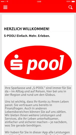 Screenshot von S-POOL auf dem iPhone 2