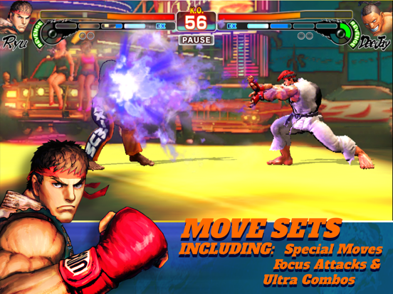 Street Fighter IV CE iPad app afbeelding 2