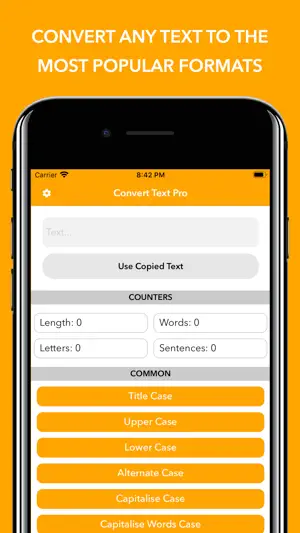 Convert Text - Format Text screenshot 1