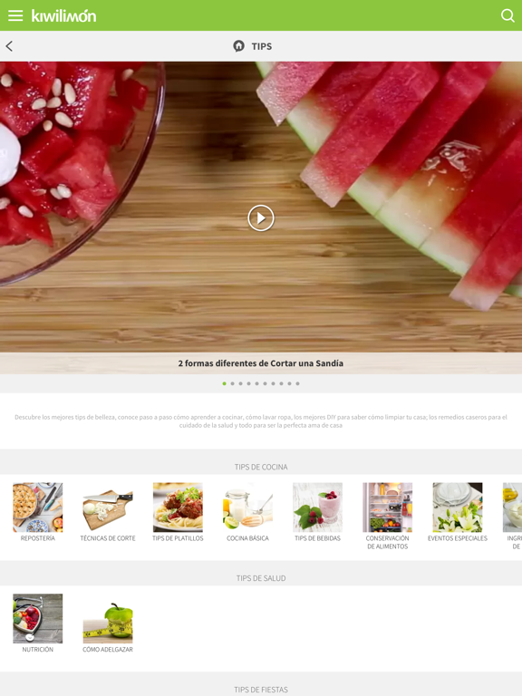 Recetas Kiwilimón iPad screenshot 5