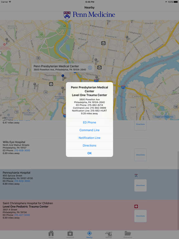 Penn Rescue iPad screenshot 3 - Medical app