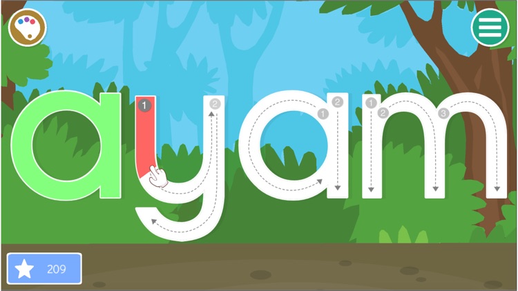 Belajar Menulis ABC Perkataan