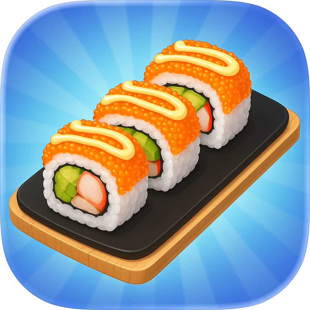 Apple App Store cover for Sushi Sort - Jam Puzzle Games