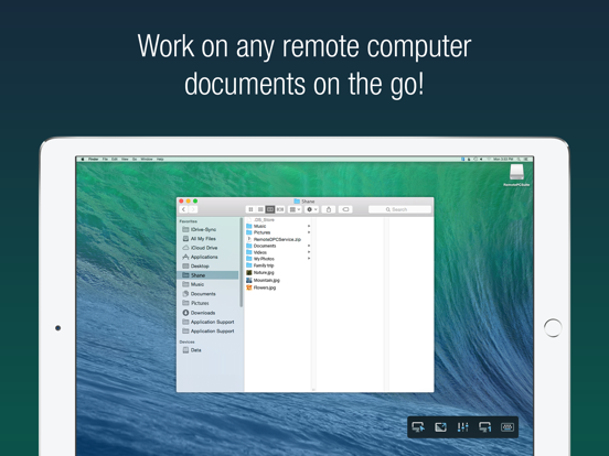 RemotePC Remote Desktop iPad screenshot 4 - Productivity app