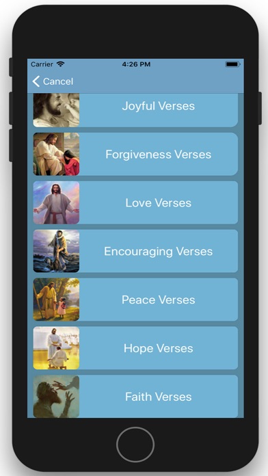 Perfect Verses iPhone screenshot 7 - Book app