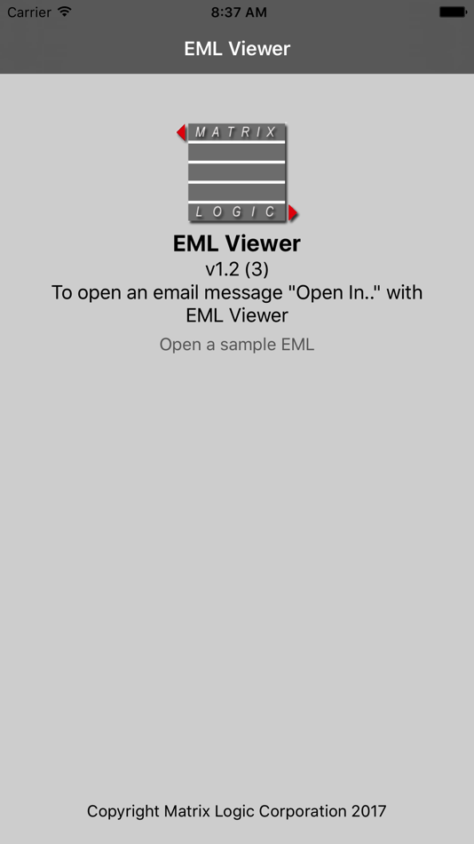 #2. EML Viewer (iOS) 由: Matrix Logic Corporation