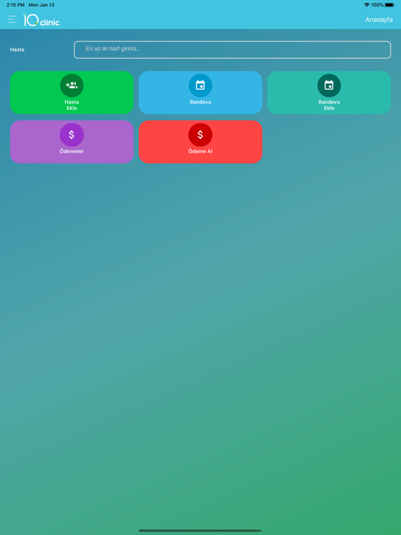 IQ Clinic - MTK iPad screenshot