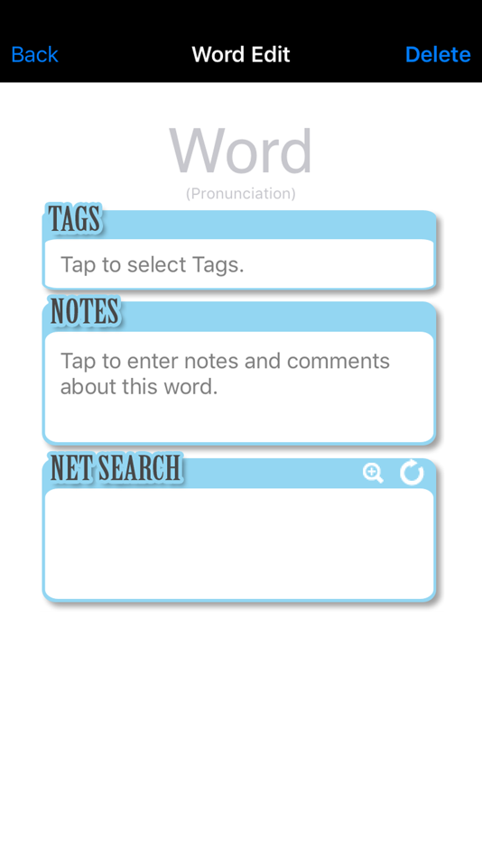 #4. Word Word: Personal Dictionary (iOS) بواسطة: Tatsuji Ueda