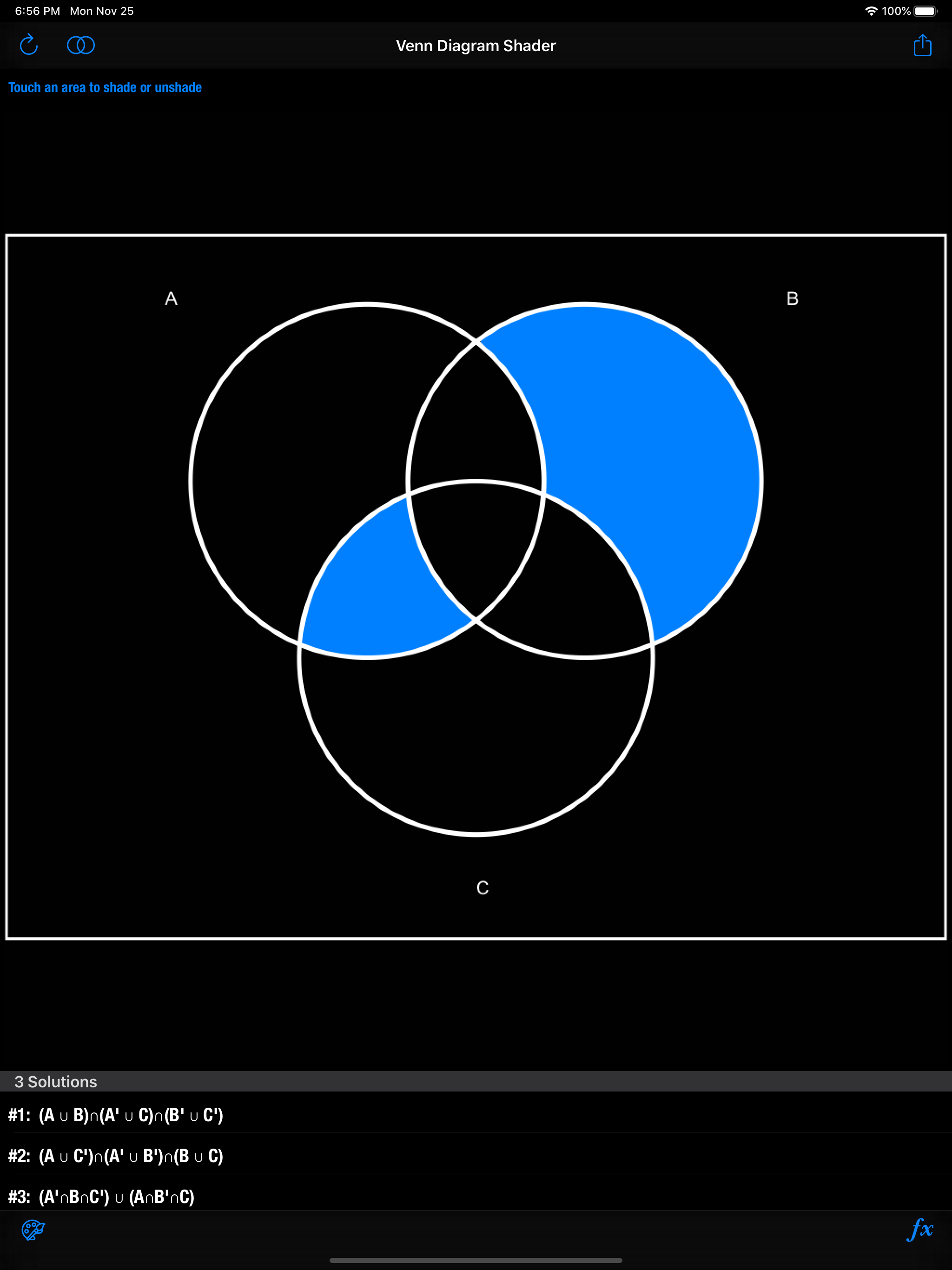 Venn Diagram Shader
