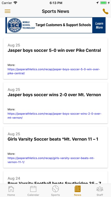 Jasper High School Athletics screenshot-4