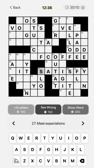 Classic Crossword Puzzles screenshot 2