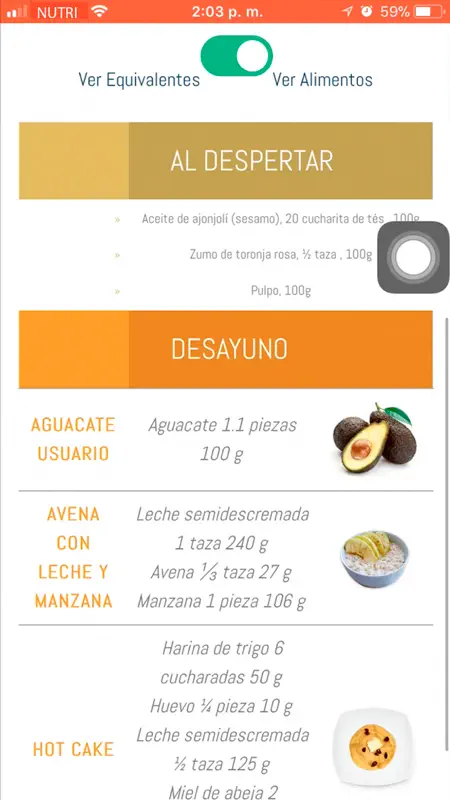 Seguimiento NNutrimind screenshot 1 of 5