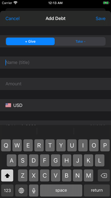 Where's Money: Debts Screenshot