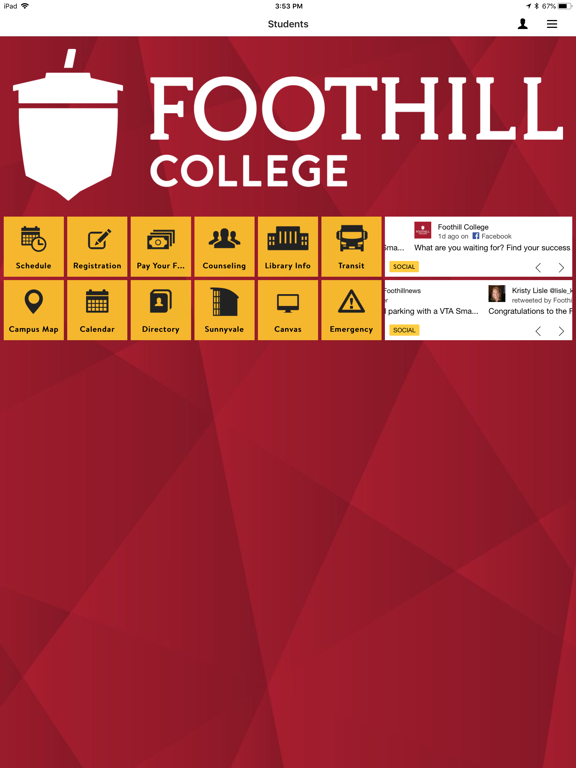 Screenshot #4 pour Foothill College Mobile