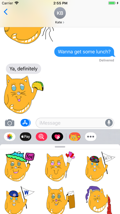 Screenshot #2 pour Neko Fun Cat Stickers