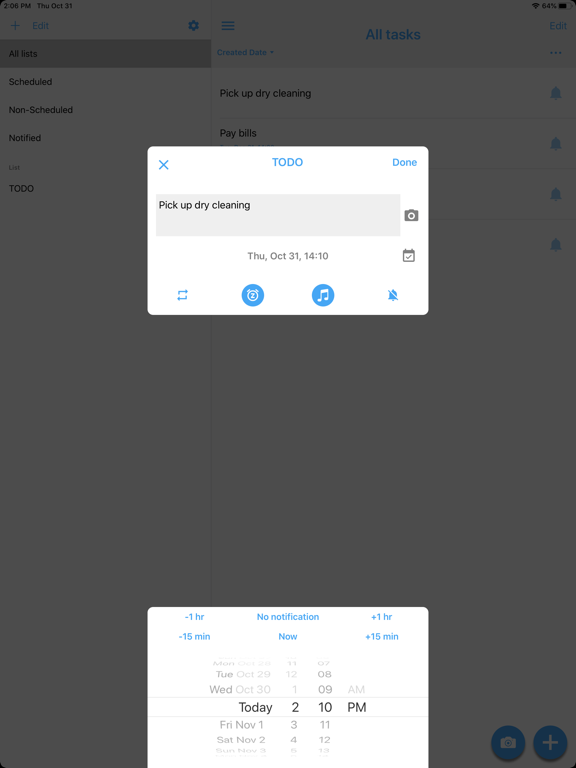 Screenshot #5 pour Reminders 3 - To Do & Planner