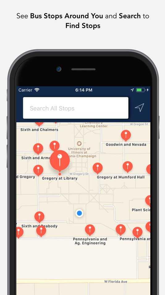 #2. UIUC Bus (iOS) 由: Rishi Masand