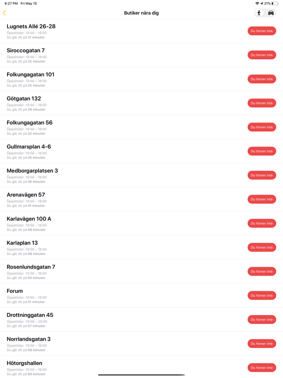 Screenshot #6 pour Hinner jag till Systembolaget?