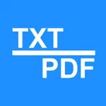 Txt2PDF - TXT File to PDF App Cancel