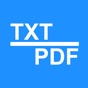 Txt2PDF - TXT File to PDF app download