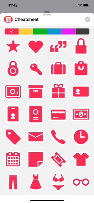 ‎Cheatsheet — Notizen-Widget Screenshot
