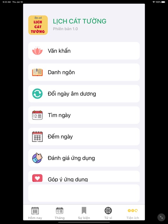 Screenshot #5 pour Lịch Vạn Niên 2025 - Cát Tường