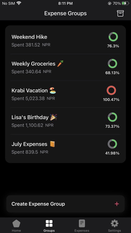 Expense Diary - Budget Tracker