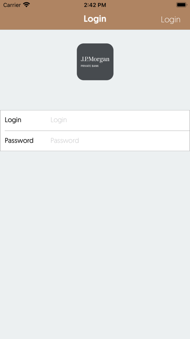 J.P.Morgan Private Bank Events Screenshot