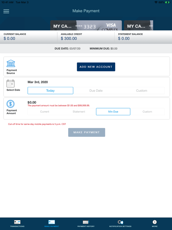 CCFCU Credit iPad screenshot