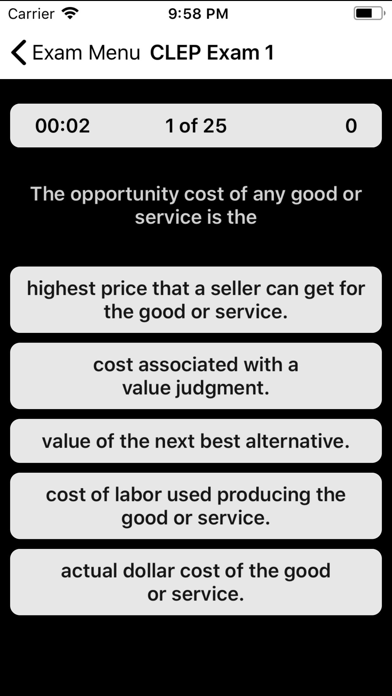 Screenshot #3 pour CLEP Macroeconomics Prep