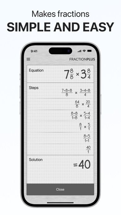 Screenshot #2 pour Calculatrice de Fractions #1