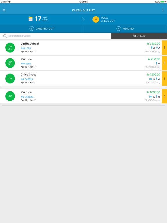Screenshot #5 pour Hotelogix Mobile Hotel