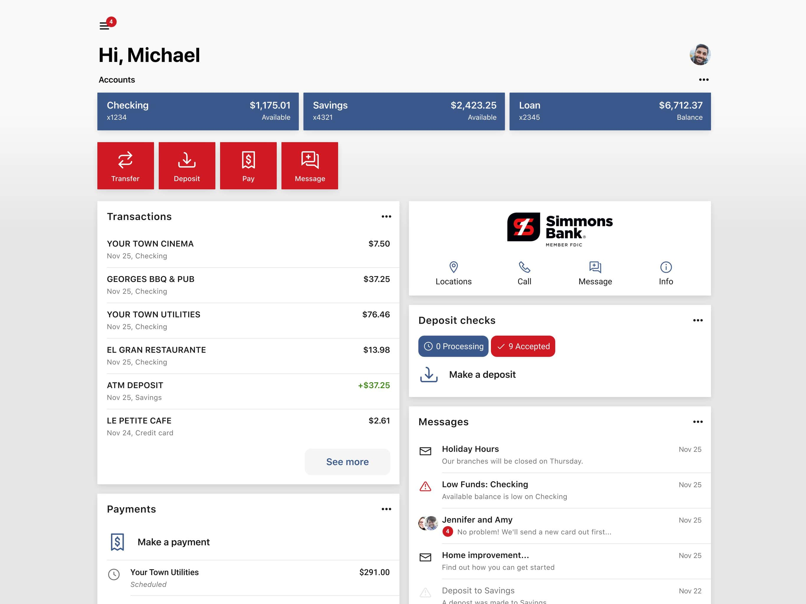 Simmons Bank screenshot 5
