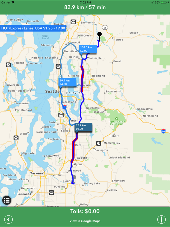 Tollsmart Toll Calculator iPad screenshot 4