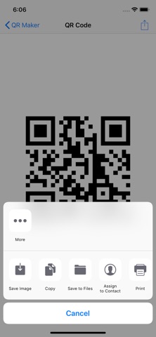 QR BAR Code Reader (Maker) iPhone screenshot