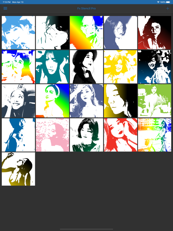 Fx Stencil Pro iPad screenshot 8 - Photo & Video app