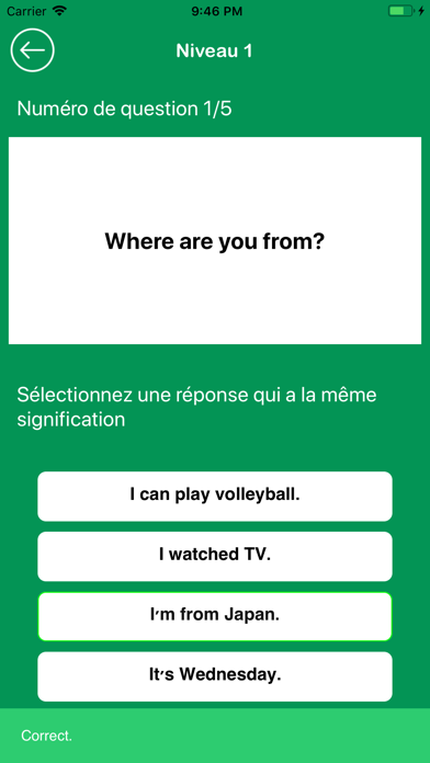 Screenshot #3 pour FrenchBeez 4: Mots utiles